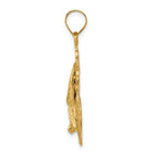 FJC Finejewelers 10 kt Yellow Gold Mariners Cross with Eagle Charm 35 x 20 mm