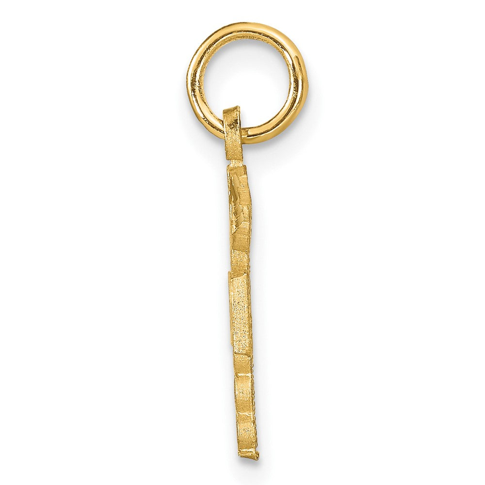FJC Finejewelers 10 kt Yellow Gold Nurse Charm 20 x 12 mm