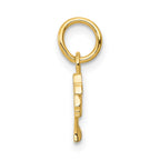 FJC Finejewelers 10 kt Yellow Gold Nefertiti Charm 15 x 6 mm