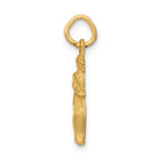 FJC Finejewelers 10 kt Yellow Gold Gemini Zodiac Charm 20 x 6 mm