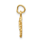 FJC Finejewelers 10 kt Yellow Gold Scorpio Zodiac Charm 20 x 10 mm