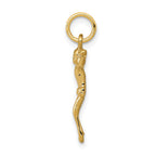 FJC Finejewelers 10 kt Yellow Gold Crucifix Charm 24 x 12 mm