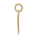 FJC Finejewelers 10 kt Yellow Gold 50 in Heart Charm 22 x 15 mm