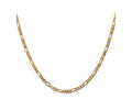 FJC Finejewelers 14 kt Yellow Gold 3.25mm Flat Figaro Chain 22 Inches x 3 mm