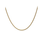 FJC Finejewelers 14 kt Yellow Gold Spiga (Wheat) Chain 22 Inches x 1.65 mm