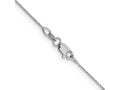 FJC Finejewelers 14 kt White Gold Bright Cut Cable Chain 20 Inches x 0.8 mm