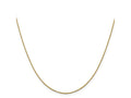 FJC Finejewelers 14 kt Yellow Gold 1.0 mm Bright Cut Cable Chain 20 Inches x 0.9 mm