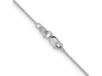 FJC Finejewelers 14 kt White Gold Bright Cut Cable Chain 20 Inches x 0.9 mm