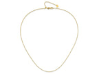 FJC Finejewelers 14 kt Yellow Gold Cable Adjustable Bright Cut Rolo Chain 22 Inches x 1.15 mm