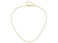 FJC Finejewelers 14 kt Yellow Gold Adjustable Bright Cut Open Franco Chain 22 Inches x 1 mm
