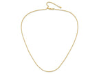 FJC Finejewelers 14 kt Yellow Gold Spiga Adjustable Bright Cut Wheat Chain 22 Inches x 1.3 mm