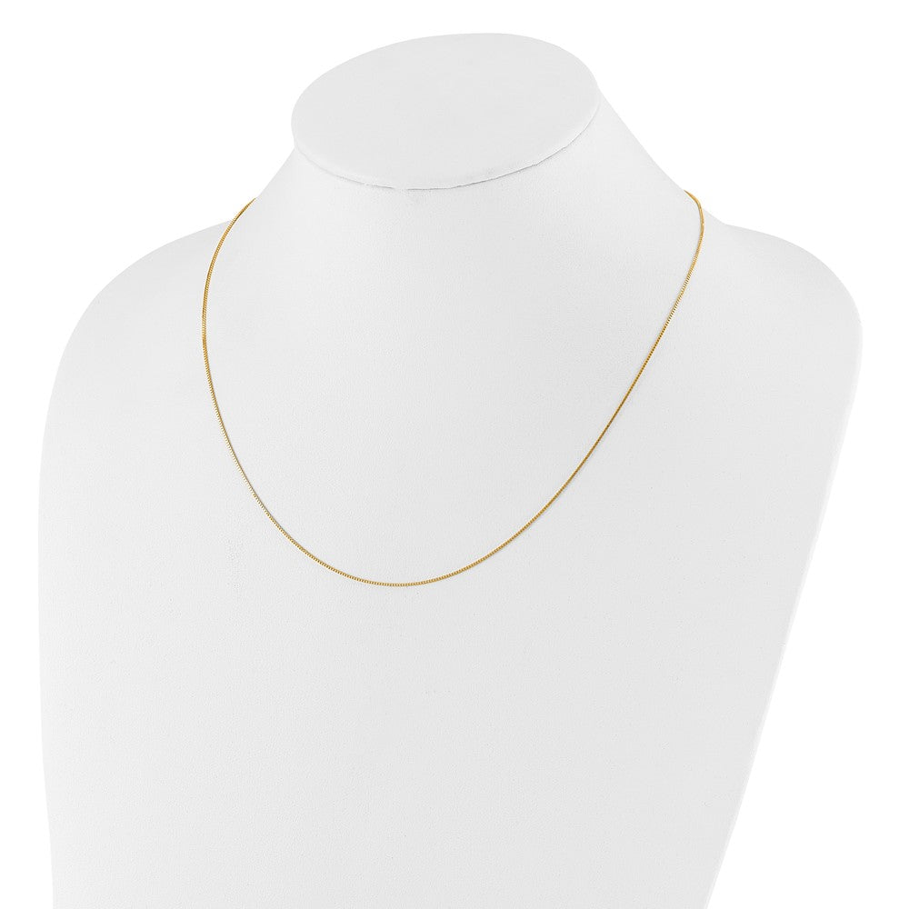 FJC Finejewelers 14 kt Yellow Gold Adjustable Box Chain 22 Inches x 0.7 mm