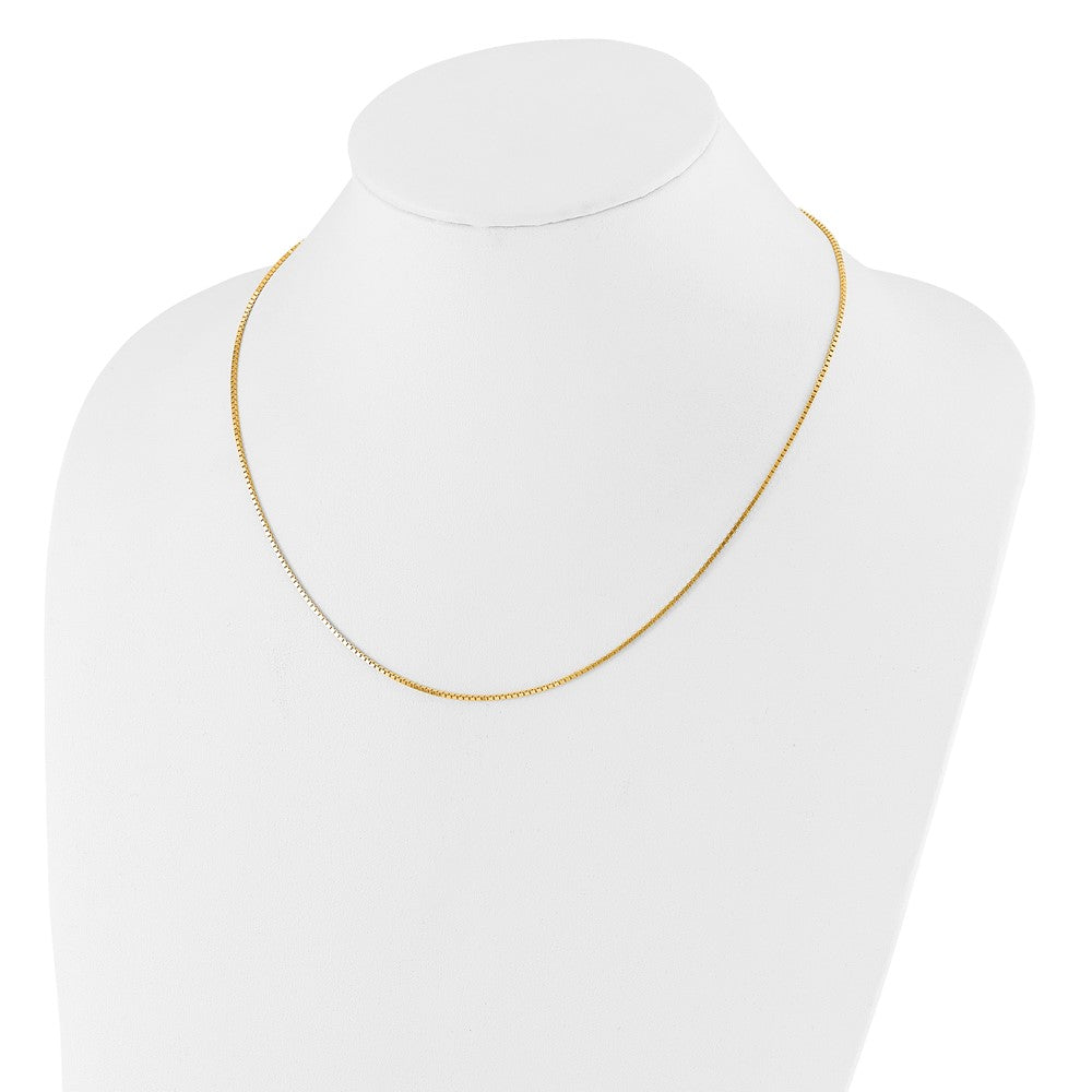 FJC Finejewelers 14 kt Yellow Gold Adjustable Box Chain 22 Inches x 1.2 mm
