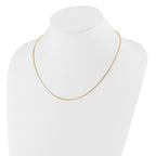 FJC Finejewelers 14 kt Yellow Gold Adjustable Box Chain 22 Inches x 1.2 mm