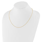 FJC Finejewelers 14 kt Yellow Gold Adjustable Round Cable Chain 22 Inches x 1.1 mm