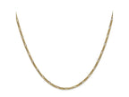 FJC Finejewelers 14 kt Yellow Gold Flat Figaro Chain Bracelet 8 Inches x 1.8 mm