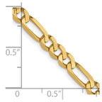 FJC Finejewelers 14 kt Yellow Gold Flat Figaro Chain 18 Inches x 4.75 mm