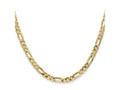 FJC Finejewelers 14 kt Yellow Gold Flat Figaro Chain 20 Inches x 4.75 mm