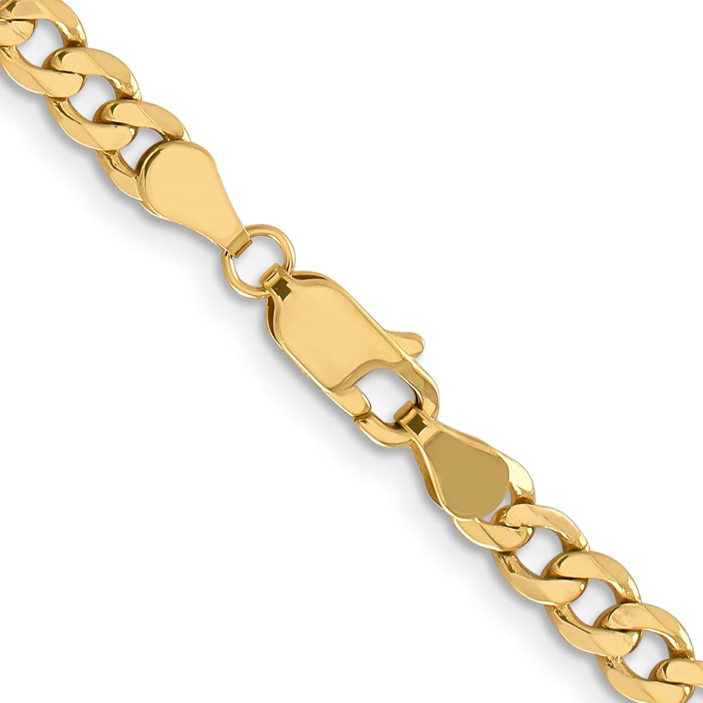 FJC Finejewelers 14 kt Yellow Gold Flat Figaro Chain 24 Inches x 4.75 mm