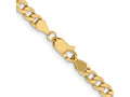 FJC Finejewelers 14 kt Yellow Gold Flat Figaro Chain Bracelet 8 Inches x 4.75 mm