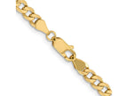 FJC Finejewelers 14 kt Yellow Gold Flat Figaro Chain Bracelet 8 Inches x 4.75 mm