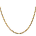FJC Finejewelers 14 kt Yellow Gold Concave Anchor Chain 20 Inches x 3 mm