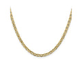 FJC Finejewelers 14 kt Yellow Gold Concave Anchor Chain 18 Inches x 3.75 mm
