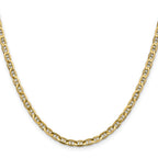 FJC Finejewelers 14 kt Yellow Gold Concave Anchor Chain Bracelet 7 Inches x 3.75 mm