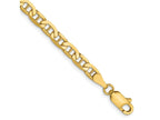 FJC Finejewelers 14 kt Yellow Gold Concave Anchor Chain Bracelet 7 Inches x 3.75 mm