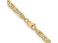 FJC Finejewelers 14 kt Yellow Gold Concave Anchor Chain Bracelet 8 Inches x 3.75 mm
