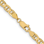 FJC Finejewelers 14 kt Yellow Gold Concave Anchor Chain 18 Inches x 4.5 mm