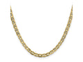 FJC Finejewelers 14 kt Yellow Gold Concave Anchor Chain 20 Inches x 4.5 mm