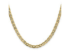 FJC Finejewelers 14 kt Yellow Gold Concave Anchor Chain 20 Inches x 4.5 mm