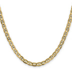 FJC Finejewelers 14 kt Yellow Gold Concave Anchor Chain Bracelet 7 Inches x 4.5 mm