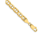 FJC Finejewelers 14 kt Yellow Gold Concave Anchor Chain Bracelet 7 Inches x 5.25 mm