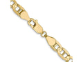FJC Finejewelers 14 kt Yellow Gold Concave Anchor Chain Bracelet 8 Inches x 5.25 mm