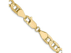 FJC Finejewelers 14 kt Yellow Gold Concave Anchor Chain Bracelet 8 Inches x 5.25 mm
