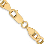FJC Finejewelers 14 kt Yellow Gold Concave Anchor Chain Bracelet 9 Inches x 6.25 mm