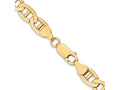 FJC Finejewelers 14 kt Yellow Gold Concave Anchor Chain Bracelet 9 Inches x 7 mm