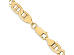 FJC Finejewelers 14 kt Yellow Gold Concave Anchor Chain Bracelet 9 Inches x 7 mm