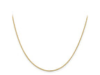 FJC Finejewelers 14 kt Yellow Gold Bright Cut Cable Chain 18 Inches x 1.05 mm
