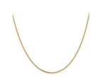 FJC Finejewelers 14 kt Yellow Gold Bright Cut Cable Chain 16 Inches x 1.4 mm