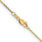 FJC Finejewelers 14 kt Yellow Gold Bright Cut Cable Chain 20 Inches x 1.4 mm