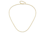 FJC Finejewelers 14 kt Yellow Gold Spiga Adjustable Quadra Wheat Chain 22 Inches x 1 mm