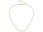 FJC Finejewelers 14 kt Yellow Gold Adjustable Round Box Chain 22 Inches x 1.35 mm