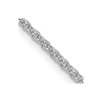 FJC Finejewelers 14 kt White Gold Flat Cable Chain 24 Inches x 1.7 mm