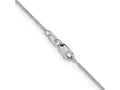 FJC Finejewelers 14 kt White Gold Flat Cable Chain 22 Inches x 1.1 mm