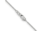FJC Finejewelers 14 kt White Gold Flat Cable Chain 22 Inches x 1.1 mm