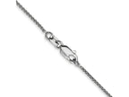 FJC Finejewelers 14 kt White Gold Spiga (Wheat) Chain 22 Inches x 1 mm