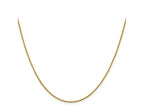 FJC Finejewelers 14 kt Yellow Gold Sparkle Singapore Chain 24 Inches x 1 mm